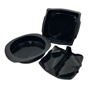 NuWave Silicone Bakeware Baking Set 8x8 Pan, Divider, & 9" Baking Pan Never Used